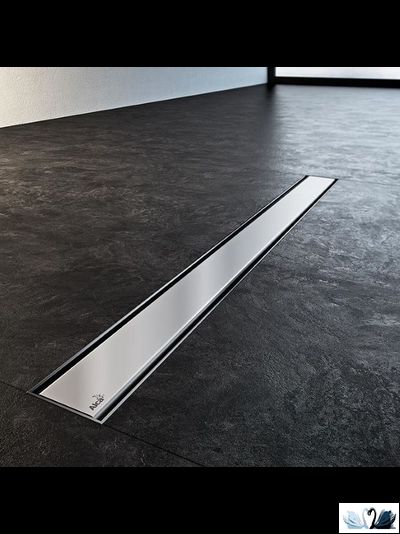 Душевой лоток Alcadrain APZ13-DOUBLE9-750 Fit and Go в комплекте с решеткой