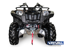 Кронштейн лебедки  Rival 444.7101.1 для YAMAHA Grizzly 700/550 крепеж для лебедки  2011-2015 (Сталь) (270*170*70)