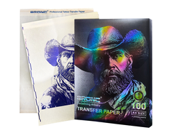 Трансферная бумага для ручного и машинного перевода Bronc Portrait Thermal Stencil Paper 2 in 1