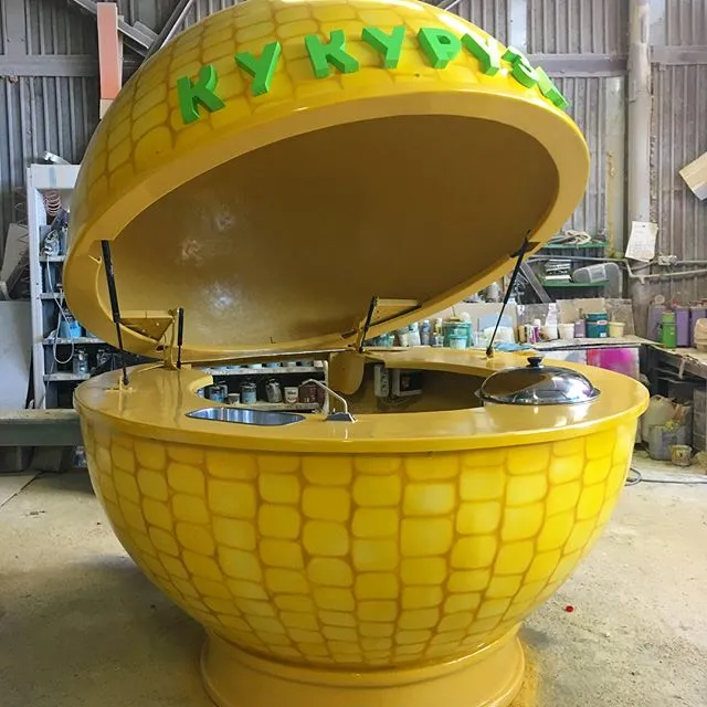 Киоск шар из стеклопластика