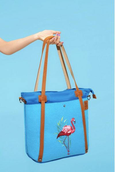 Сумка шоппер Ginger Bird Голубика