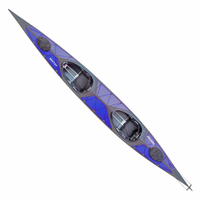 Байдарка Тритон "Вектор-2" (в комплекте рулевое управление и юбка)