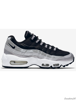 Nike Air Max 95 Серые/Черные Унисекс (36-45)