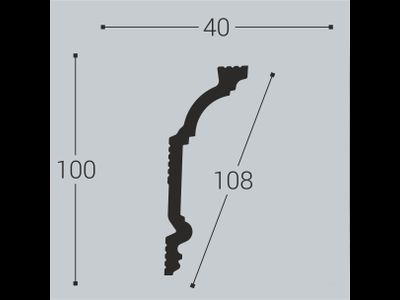 Карниз К3 - 100*40*2000мм