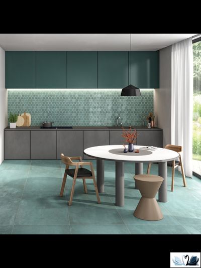 Керамогранит Creto Foil Verdigris Aqua 60х120 см