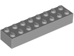 Brick 2 x 8, Light Bluish Gray (3007 / 4211391 / 6037399)