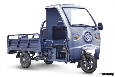 Грузовой электротрицикл Rutrike D4 КАБИНА 1800 60V1500W синий