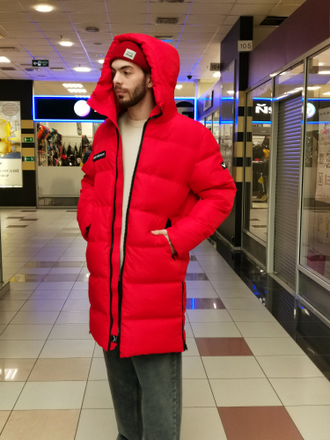 Куртка зимняя Booomerangs Puffer Long Red