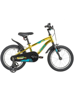 Велосипед NOVATRACK PRIME V-brake Al 16" 2020 Золотистый