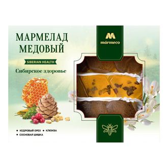 Мармелад медовый "Сибирское здоровье", 200г (Мармеко)