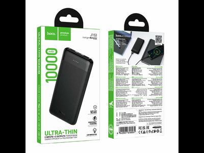 Power Bank HOCO J153 10000mAh Ultra Thin PD Fast Charge Black