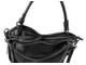 (АРТИКУЛ: 8514/0/42) СУМКА ЖЕНСКАЯ СРЕДНЕГО РАЗМЕРА, НАТУРАЛЬНАЯ КОЖА, ЧЕРНАЯ, РЕМЕНЬ ЧЕРЕЗ ПЛЕЧО