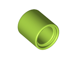 Technic, Liftarm Thick 1 x 1 Spacer, Lime (18654 / 6302741)