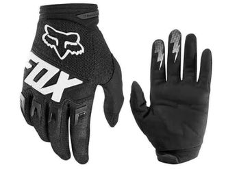 Велоперчатки Fox, |XXS|XS|, длин. пальцы, черно-белые