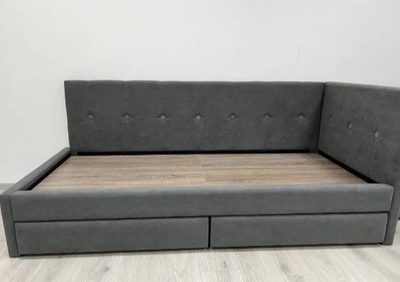 Кровать-тахта Агата Серая (Бонмебель)