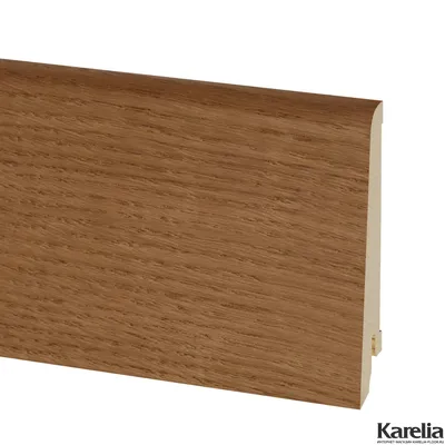 Плинтус напольный Pedross KS80 Дуб Коньяк шпон 80х16 купить в интернет-магазине karelia-floor.ru
