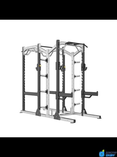 SE-V2 силовая рама SE5002 и Частичная силовая рама SE5001 соединенные между собой при помощи опции-стойки хранения дисков SE5012