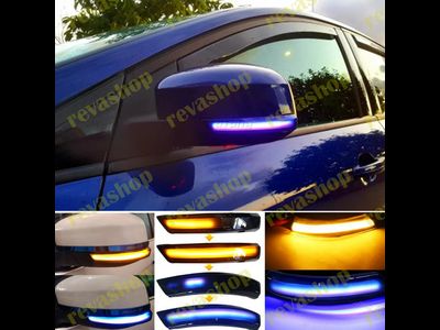 Светодиодные поворотники Ford Focus 2 3 Mondeo 4, цвет неоновый- желтый