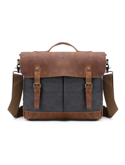 Сумка крафтовая Wild Bags Martin Серая вид спереди