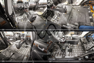 ШУМОИЗОЛЯЦИЯ KIA MOHAVE / КИА МОХАВ