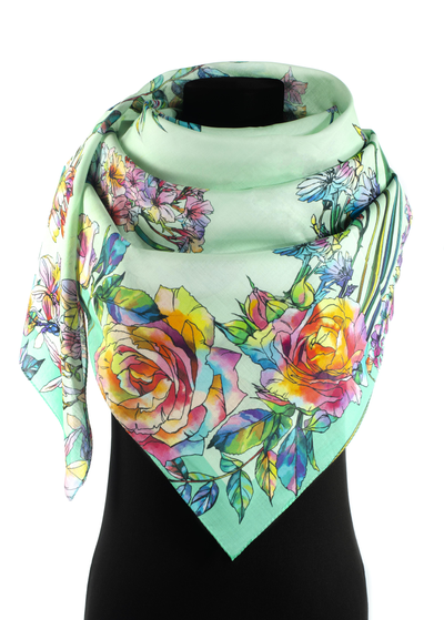 Павловопосадский платок  10602-11