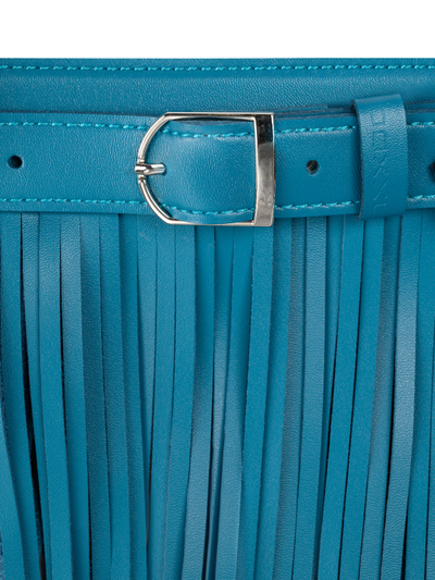 Bonny пояс с бахромой 80 Темно-бирюзовый