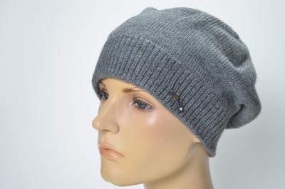 Итальянский берет из альпака и шелка