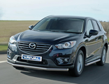 Защита переднего бампера дуга d57 для MAZDA CX-5 (2011-2017) RIVAL, РОССИЯ