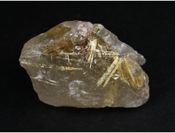 Кварц с рутилом (рутиловый), Бразилия (30*22*13 мм, 10 г) №27341