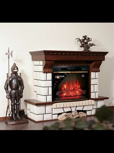 Каминокомплект ЭКСТЕР  с очагом Jupiter