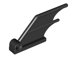 Tail 4 x 1 with Pin Hole, Black (28779 / 6171909)