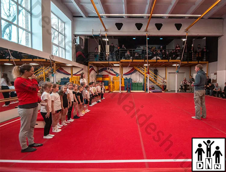 Помост гимнастический на пружинной основе. Томск,  Реактор