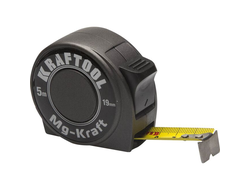 KRAFTOOL MG-Kraft, 5 м х 19 мм, ударопрочная профессиональная рулетка (34129-05-19)