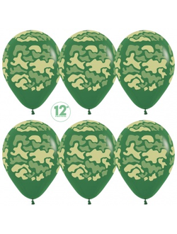 Камуфляжные шары 30см 1 шт