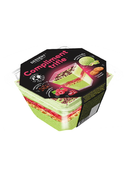 ДЕСЕРТ сливочное мороженое малина-фисташка-печенье, 430 г Compliment Trifle
