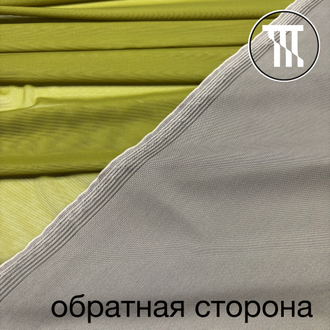 Сетка-стрейч градиент, цв. Оливка + Коричневый