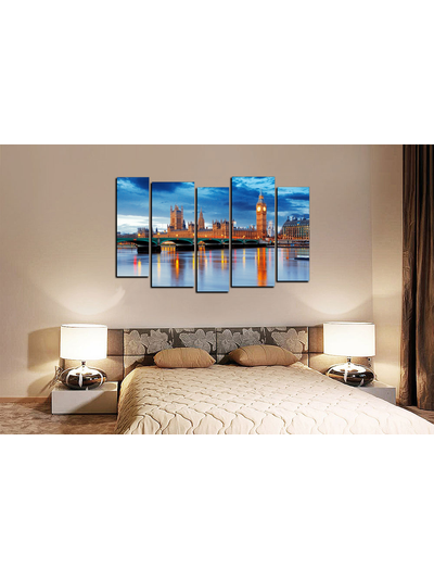 Модульная картина "Пасмурный Лондон"