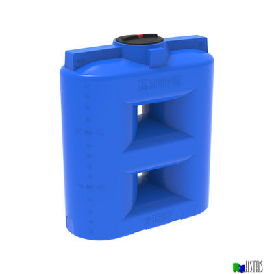 Емкость Экопром S 1500 л New синяя