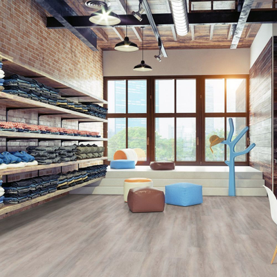 Виниловый пол Wineo 400 Wood XL Дуб светло-серебристый DB301WXL 31 класс толщина 2.0 мм клеевой