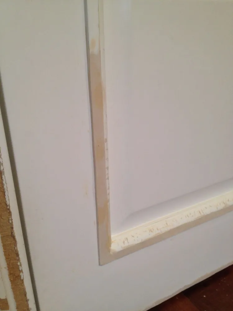 Мастер устранил все сколы и царапины