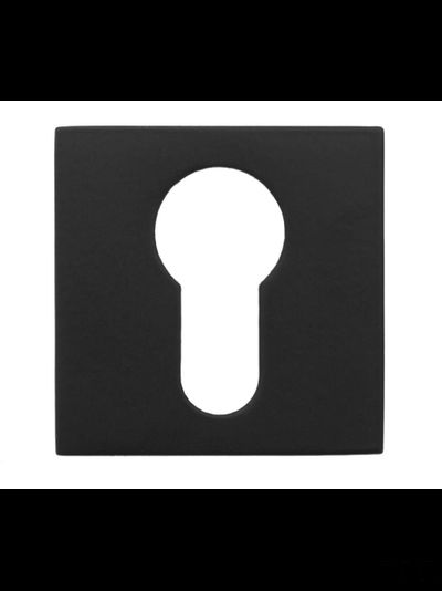 Накладка под цилиндр на квадратном основании Fratelli Cattini CYL 8-NM матовый черный 2 шт.