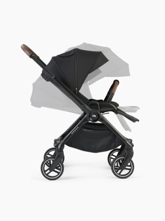 Коляска прогулочная и автокресло Happy Baby Magna Black