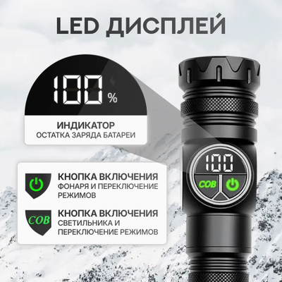 Мощный Ручной Фонарь