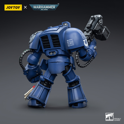 Терминатор Ультрамаринов (Warhammer 40k) - КОЛЛЕКЦИОННАЯ ФИГУРКА 1/18 Ultramarines Terminators Brother Caesaran (JT6694) - JOYTOY
