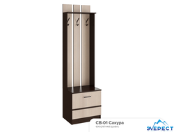 ПРИХОЖАЯ САКУРА СВ-01 600*2197*465 (венге/лоредо)