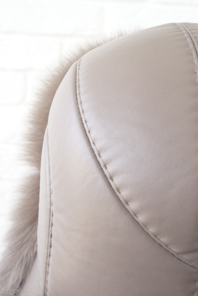 Ушанка "Полярная звезда" цвет кофе с молоком + кофе с молоком