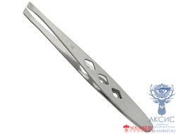 Пинцет для бровей Solinberg G168з,(ручная заточка) наклонное окончание с четкими гранями