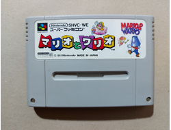 №313 Mario and Wario для Super Famicom / Super Nintendo SNES (NTSC-J)