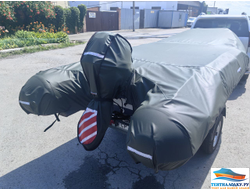 Рип-стоп Корея пропитка 5000 ед. цвет хаки-темная олива