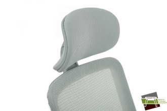 Кресло WORK W-218C blue Голубой пластик/Голубая сетка